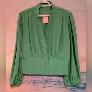 Retro look button up top ~ 3XL
